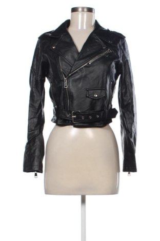 Damska kurtka skórzana SHEIN, Rozmiar S, Kolor Czarny, Cena 141,99 zł