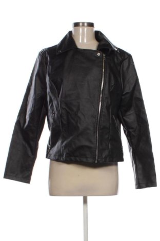 Dámská kožená bunda  SHEIN, Velikost XL, Barva Černá, Cena  379,00 Kč