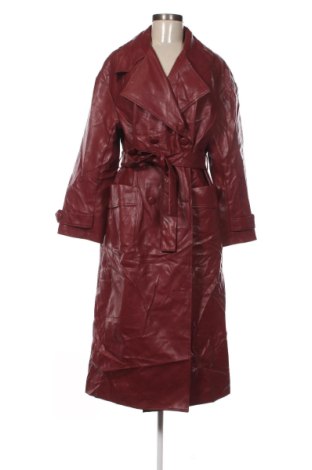 Дамско кожено яке SHEIN, Размер M, Цвят Червен, Цена 10,22 €