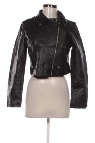 Дамско кожено яке SHEIN, Размер M, Цвят Черен, Цена 9,20 €