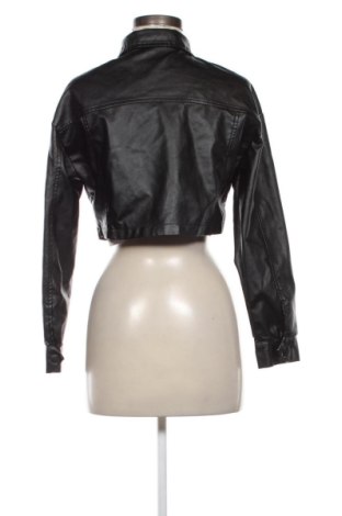 Дамско кожено яке SHEIN, Размер S, Цвят Черен, Цена 15,73 €