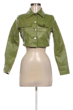 Női bőrdzseki SHEIN, Méret XS, Szín Zöld, Ár 14 899 Ft
