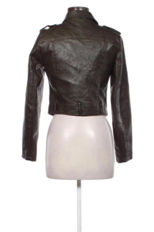 Дамско кожено яке Sinsay, Размер M, Цвят Зелен, Цена 29,67 €