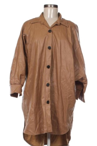 Дамско кожено яке Unbranded, Размер 3XL, Цвят Кафяв, Цена 50,10 €