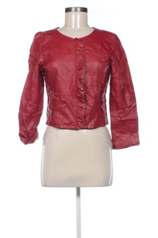 Damen Lederjacke Unbranded, Größe M, Farbe Rot, Preis 23,99 €
