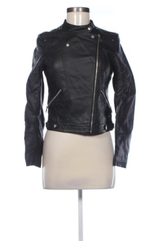 Geacă de piele pentru femei Unbranded, Mărime S, Culoare Negru, Preț 183,99 Lei