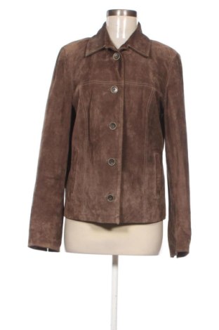 Дамско кожено яке Unbranded, Размер L, Цвят Кафяв, Цена 49,64 €