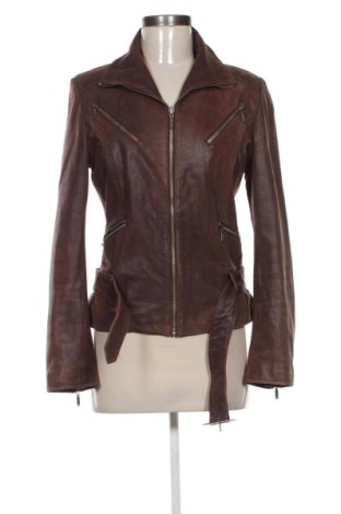 Dámská kožená bunda  Unbranded, Velikost L, Barva Hnědá, Cena  1 417,00 Kč