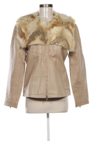 Dámská kožená bunda  Unbranded, Velikost M, Barva Béžová, Cena  1 406,00 Kč