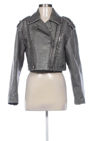 Dámska kožená bunda  Unbranded, Veľkosť M, Farba Sivá, Cena  20,95 €