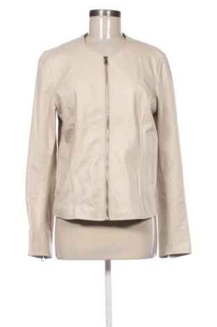 Γυναικείο δερμάτινο μπουφάν Unbranded, Μέγεθος XXL, Χρώμα  Μπέζ, Τιμή 65,19 €