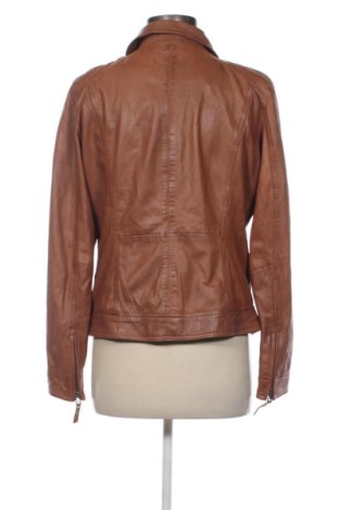 Geacă de piele pentru femei Unbranded, Mărime L, Culoare Maro, Preț 307,99 Lei