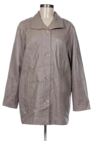 Dámská kožená bunda  Unbranded, Velikost L, Barva Šedá, Cena  1 019,00 Kč