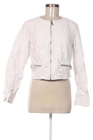 Geacă de piele pentru femei Unbranded, Mărime L, Culoare Alb, Preț 183,99 Lei