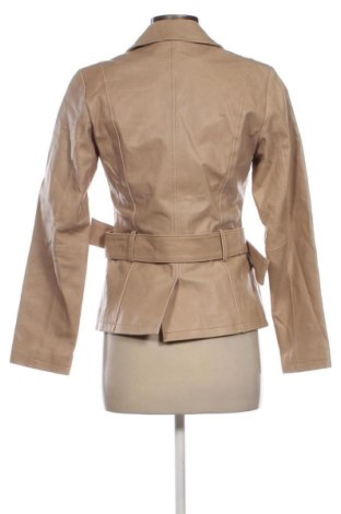 Дамско кожено яке Unbranded, Размер S, Цвят Бежов, Цена 35,79 €