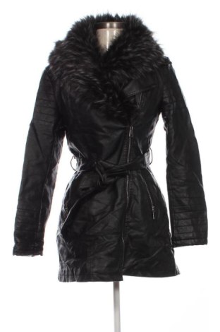 Дамско кожено яке Unbranded, Размер S, Цвят Черен, Цена 30,16 €