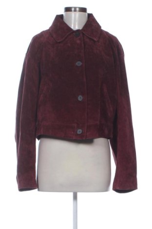 Dámská kožená bunda  Zara, Velikost XL, Barva Červená, Cena  1 196,00 Kč