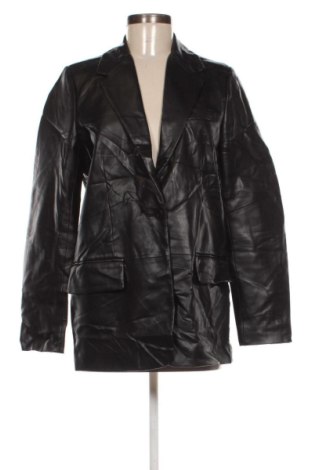 Дамско кожено яке Zara, Размер S, Цвят Черен, Цена 21,47 €