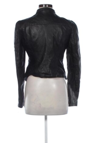 Дамско кожено яке Zara, Размер M, Цвят Черен, Цена 42,43 €