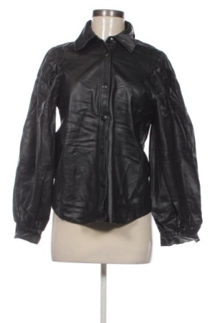 Γυναικείο δερμάτινο μπουφάν Zara, Μέγεθος M, Χρώμα Μαύρο, Τιμή 22,99 €