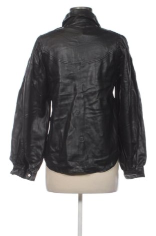 Γυναικείο δερμάτινο μπουφάν Zara, Μέγεθος M, Χρώμα Μαύρο, Τιμή 22,99 €