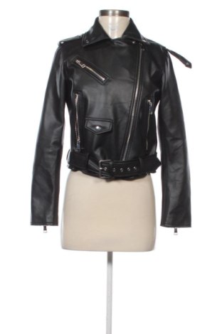 Női bőrdzseki Zara, Méret S, Szín Fekete, Ár 10 559 Ft
