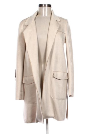 Дамско палто Bershka, Размер S, Цвят Екрю, Цена 27,60 €