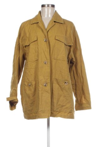 Дамско палто Zara, Размер XL, Цвят Жълт, Цена 28,63 €