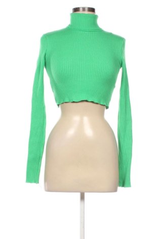 Damski golf Bershka, Rozmiar S, Kolor Zielony, Cena 55,09 zł