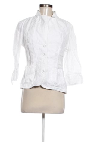 Sacou de femei Delmod, Mărime M, Culoare Alb, Preț 81,48 Lei