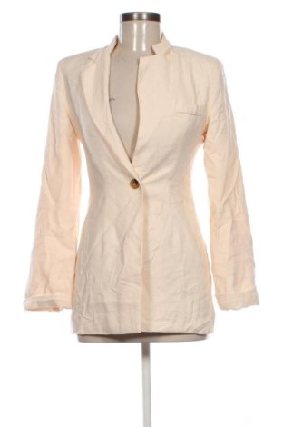 Sacou de femei Pretty Little Thing, Mărime XS, Culoare Ecru, Preț 151,99 Lei