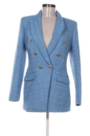 Sacou de femei Zara, Mărime S, Culoare Albastru, Preț 342,99 Lei