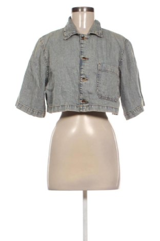 Дамско яке Bershka, Размер S, Цвят Син, Цена 20,45 €