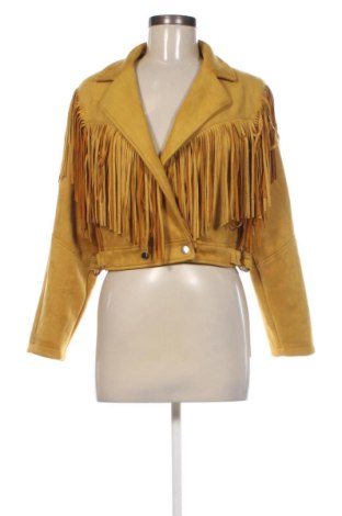 Geacă de femei Bershka, Mărime XS, Culoare Galben, Preț 151,99 Lei