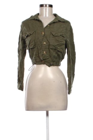 Kurtka damska Bershka, Rozmiar S, Kolor Zielony, Cena 67,99 zł