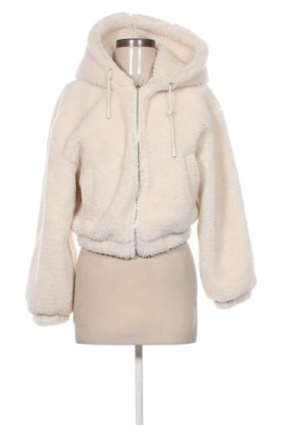Geacă de femei Bershka, Mărime XS, Culoare Ecru, Preț 183,99 Lei