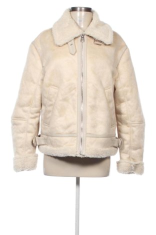 Geacă de femei Bershka, Mărime M, Culoare Bej, Preț 121,99 Lei