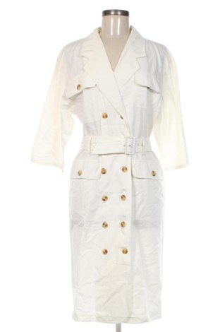 Trench de femei Jean Claire, Mărime L, Culoare Alb, Preț 215,99 Lei