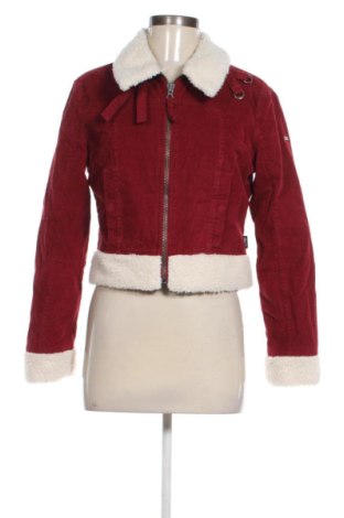 Geacă de femei Pull&Bear, Mărime S, Culoare Roșu, Preț 74,99 Lei
