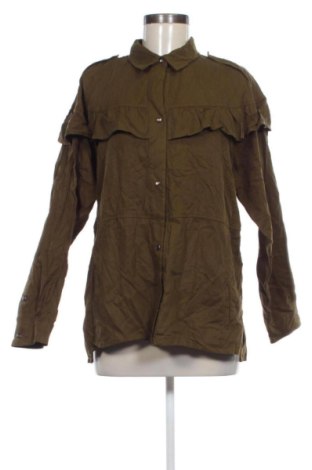 Geacă de femei Zara Trafaluc, Mărime L, Culoare Verde, Preț 65,99 Lei