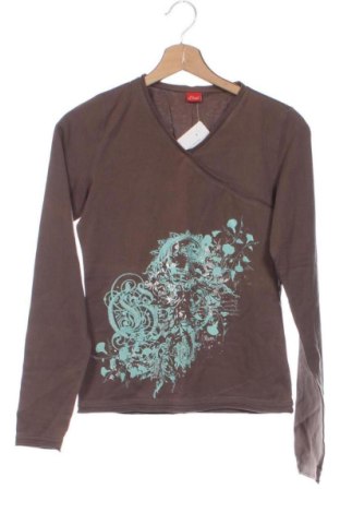 Bluză pentru copii S.Oliver, Mărime 15-18y/ 170-176 cm, Culoare Maro, Preț 31,00 Lei