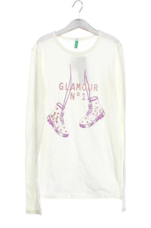 Детска блуза United Colors Of Benetton, Размер 14-15y/ 168-170 см, Цвят Екрю, Цена 26,58 €