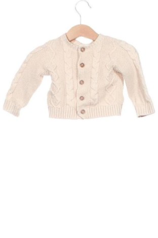 Dziecięcy kardigan Boboli, Rozmiar 2-3m/ 56-62 cm, Kolor Beżowy, Cena 37,51 zł
