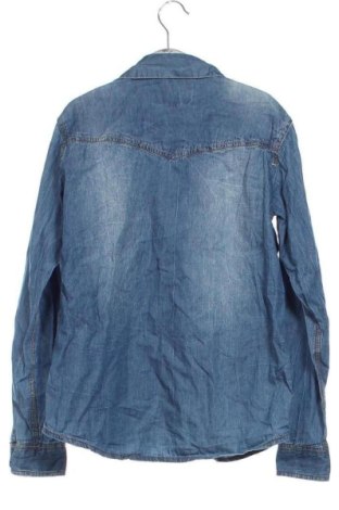 Kinderhemd Piazza Italia, Größe 9-10y/ 140-146 cm, Farbe Blau, Preis 7,99 €