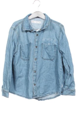 Kinderhemd Zara, Größe 6-7y/ 122-128 cm, Farbe Blau, Preis € 6,99