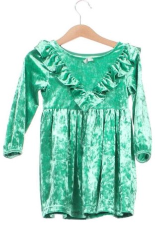 Dziecięca sukienka H&M, Rozmiar 12-18m/ 80-86 cm, Kolor Zielony, Cena 37,51 zł