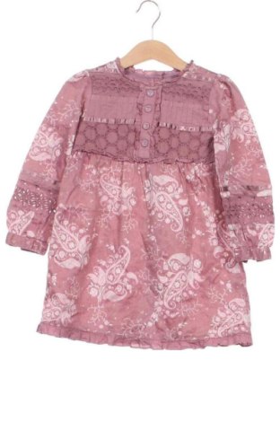 Dziecięca sukienka Next, Rozmiar 18-24m/ 86-98 cm, Kolor Różowy, Cena 93,01 zł