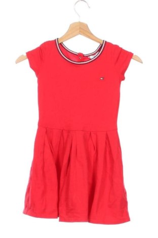 Dziecięca sukienka Tommy Hilfiger, Rozmiar 5-6y/ 116-122 cm, Kolor Czerwony, Cena 117,89 zł