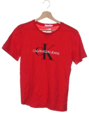 Tricou pentru copii Calvin Klein Jeans, Mărime 12-13y/ 158-164 cm, Culoare Roșu, Preț 70,99 Lei