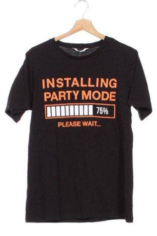 Dziecięcy T-shirt H&M, Rozmiar 14-15y/ 168-170 cm, Kolor Czarny, Cena 32,15 zł